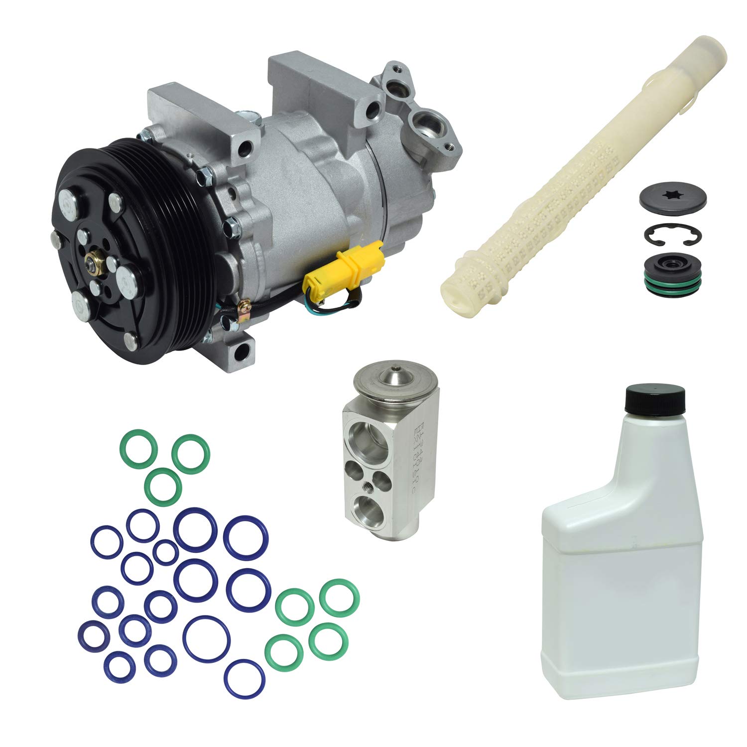 High-Quality HVAC A/C Compressor Replacement Kit - Compatible with Multiple Car Models | Perfect for AC System Repair & Maintenance