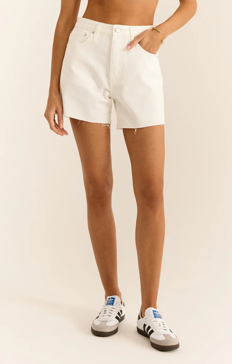 High Rise Denim Shorts for Women - Everyday Comfort Stretch Jeans Shorts | Perfect for Casual Wear, Summer Outfits & Beach Vacations