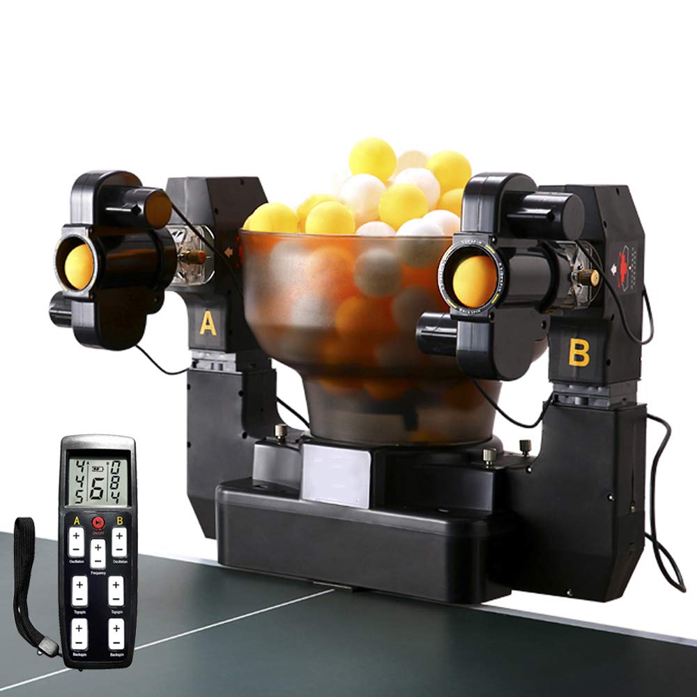 ZXMOTO Ping Pong Robot Machine - 36 Spin Variations Automatic Table Tennis Trainer | Perfect for Home Practice & Professional Training Sessions