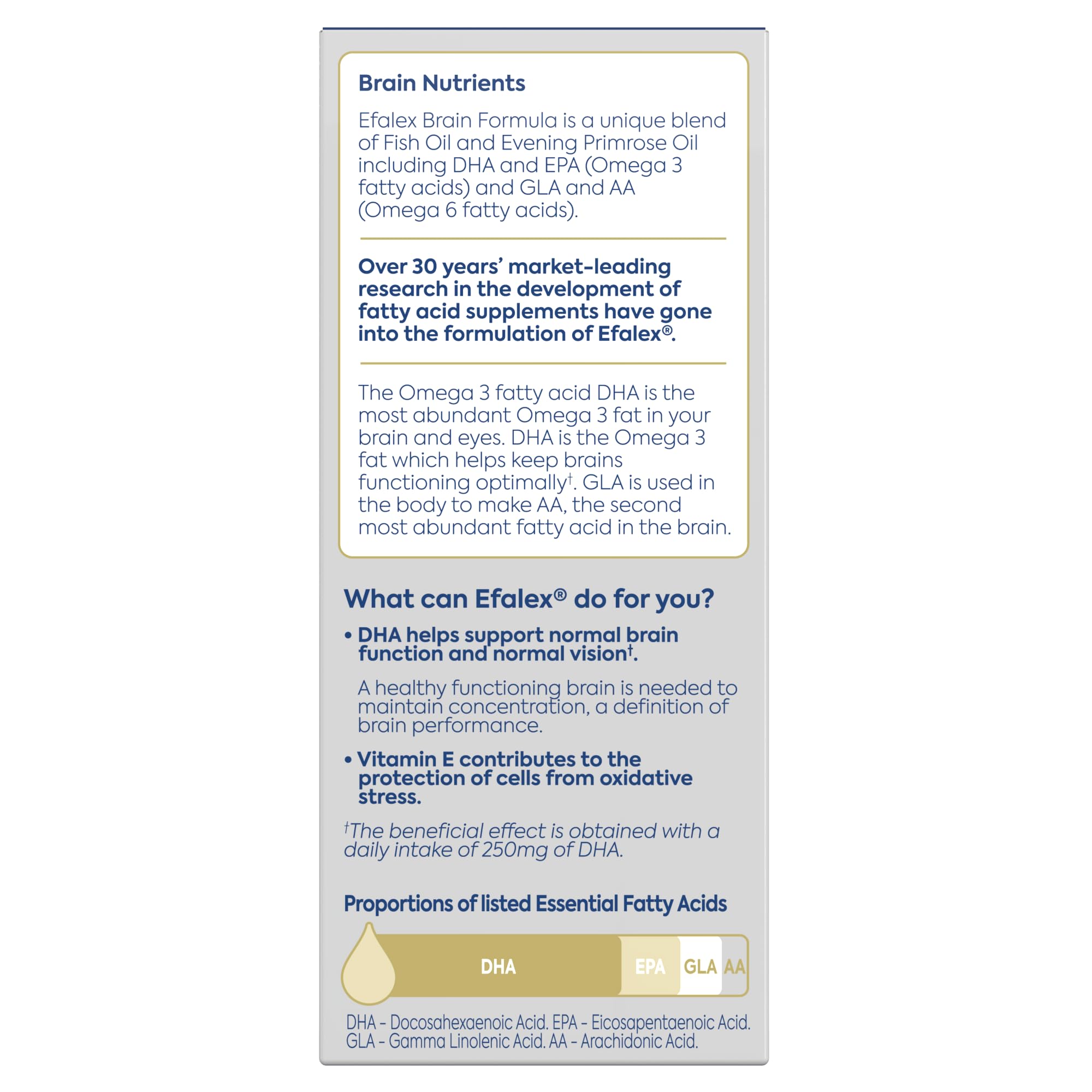 Efamol Brain Efalex Brain Formula - Lemon & Lime Flavor Liquid Supplement (150ml) | Supports Cognitive Function & Mental Clarity - Ideal for Students, Professionals & Active Adults