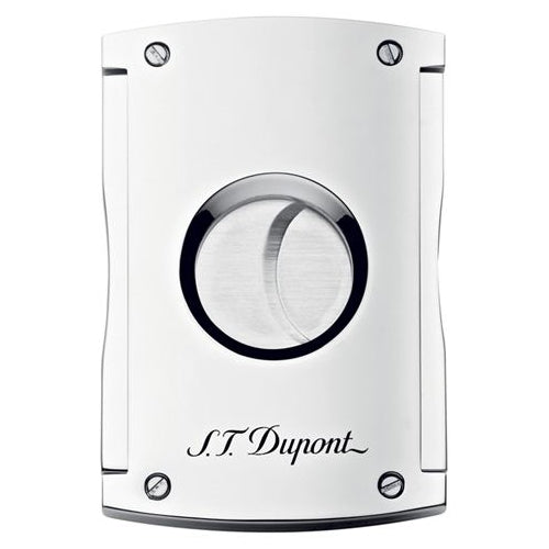 Premium S.T. Dupont MaxiJet Chrome-Plated Cigar Cutter - Sharp Stainless Steel Blades for Perfect Cuts | Ideal for Cigar Aficionados, Gifts & Special Occasions