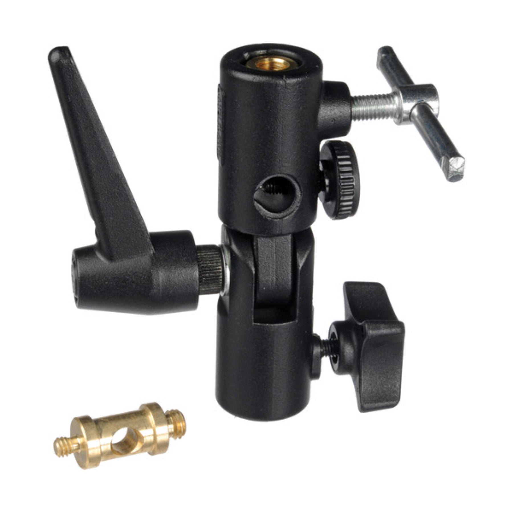Manfrotto Lite Tite Swivel Umbrella Adapter - Universal Mount for Photography & Video Lighting - Perfect for Studio, Outdoor Shoots & Vlogging