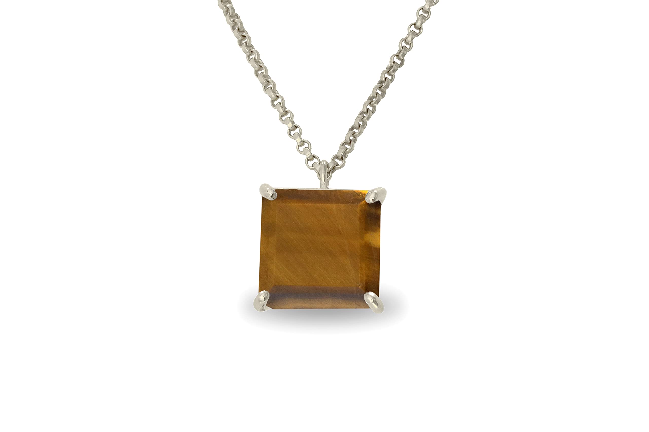 Natural Tiger Eye Necklace in 14k Gold Filled - Healing Crystal Jewelry for Women - Handmade Reiki & Energy Balancing Pendant - Spiritual Gift for Her - Perfect for Meditation, Yoga & Everyday Wear