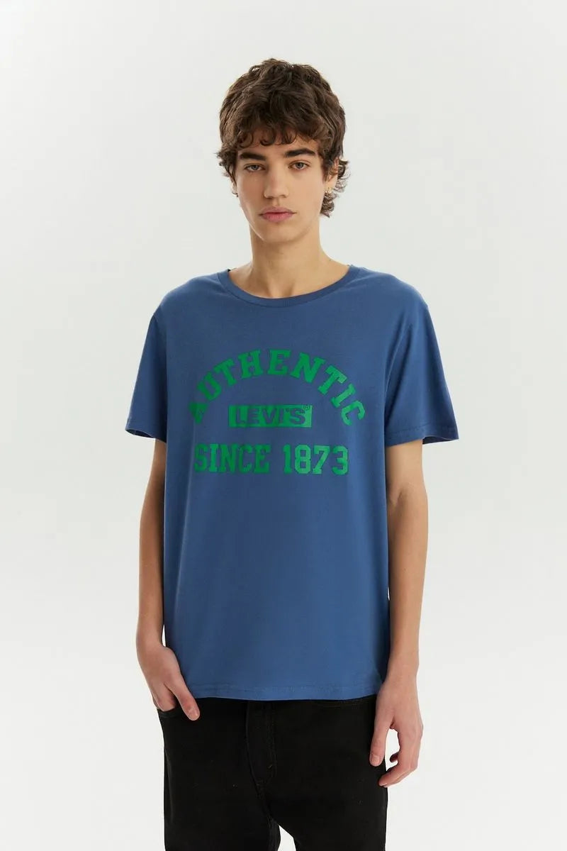 Levi's Graphic Print T-Shirt for Men - Stylish Crew Neck Cotton Tee - Casual Wear for Everyday Outfits & Street Fashion