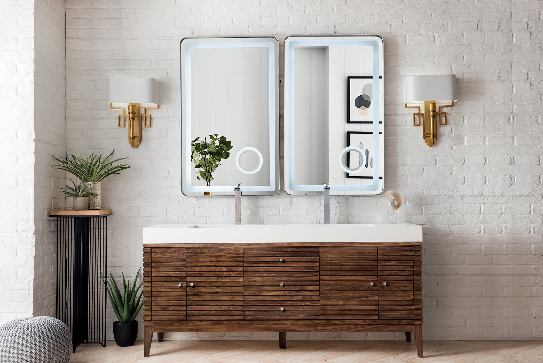 Mid Century Modern Linear 72