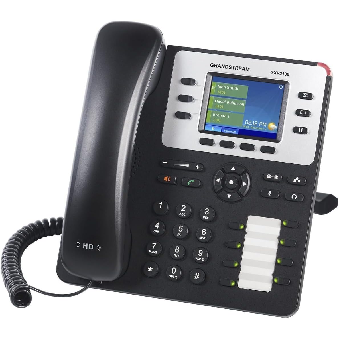 Grandstream GXP2130 IP Phone with 3 Lines & SIP Accounts | 2.8