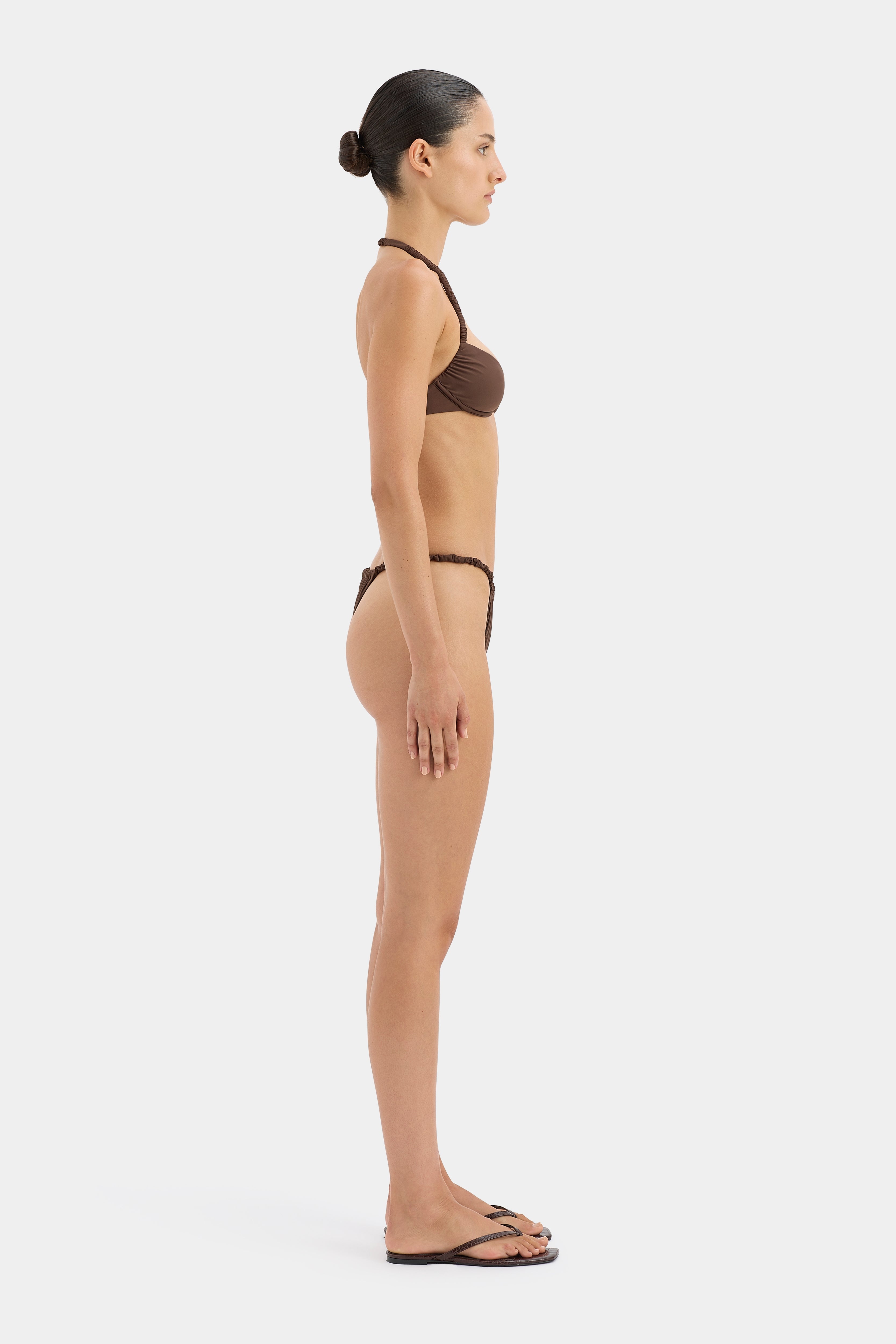 Stevie Ruched Brief - Sexy Lace Underwear for Women, Comfortable & Breathable Panties - Perfect for Date Night, Bridal Lingerie & Everyday Wear