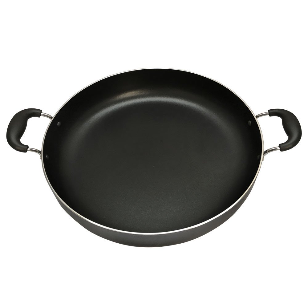 Prolinemax 12-Inch Aluminum Deep Non-Stick Wok Pan - Professional Wide Cooking Pot for Stir Fry, Sauteing & Deep Frying - Perfect for Asian Cuisine, Home & Restaurant Use