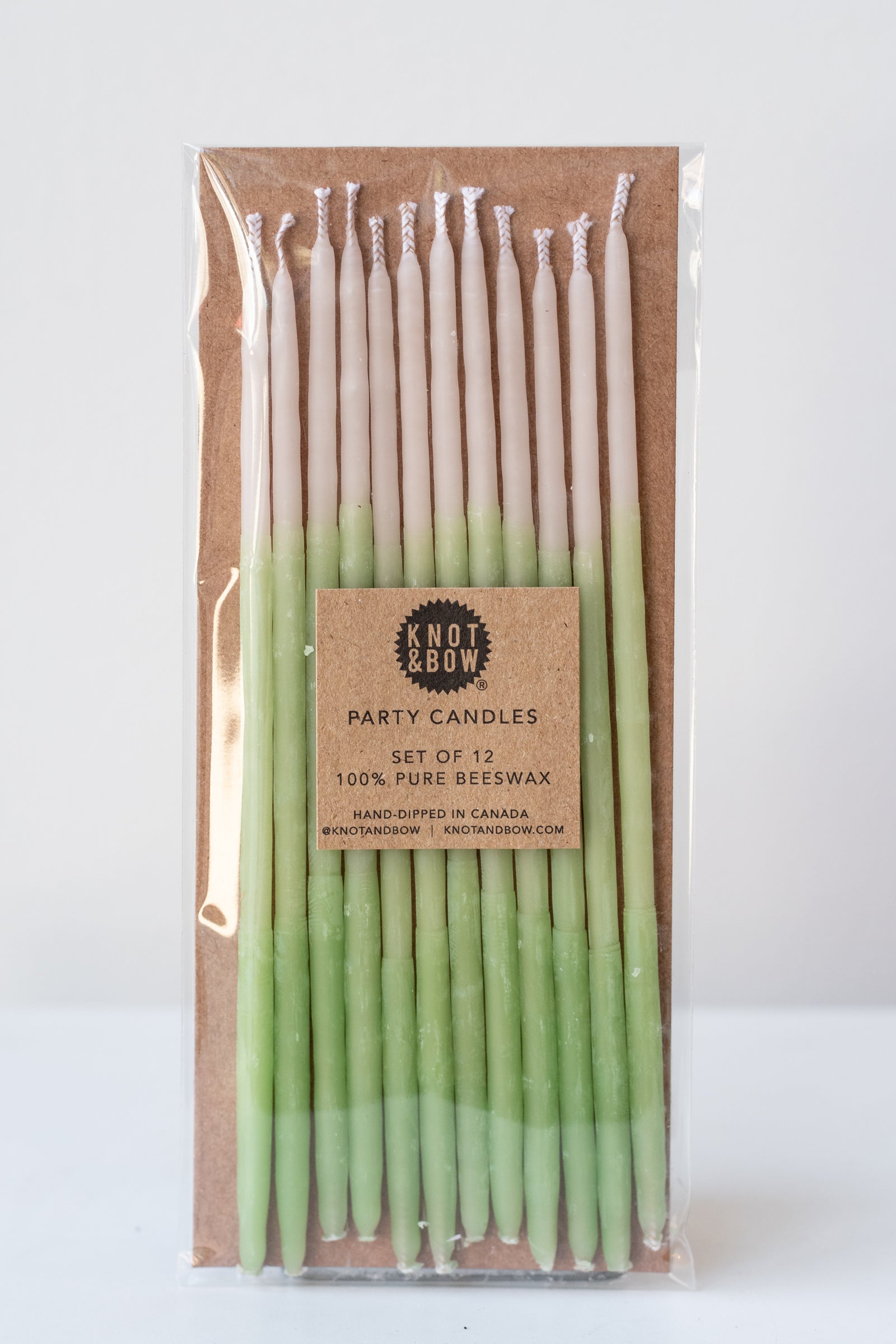 Natural Beeswax Candles - Mint Ombre Scented Tall Pillar Candles for Home Decor, Aromatherapy & Relaxation | Perfect for Living Room, Bedroom & Spa