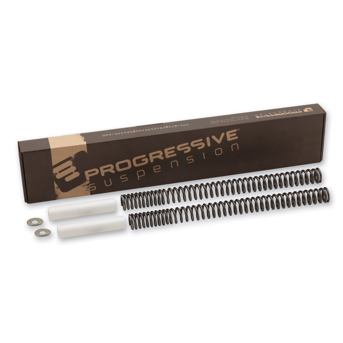 Progressive Suspension Fork Spring Kit 11-1576 - Motorcycle Upgrade for Smooth Ride & Better Handling - Perfect for Harley, Honda, Yamaha & More