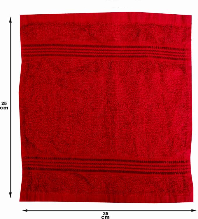 Premium Soft Loom Face Towels for Women & Babies - 10 Pack 10x10 Inch Gentle Washcloths, Handkerchiefs & Small Napkins - Perfect for Skincare, Newborn Care & Daily Use