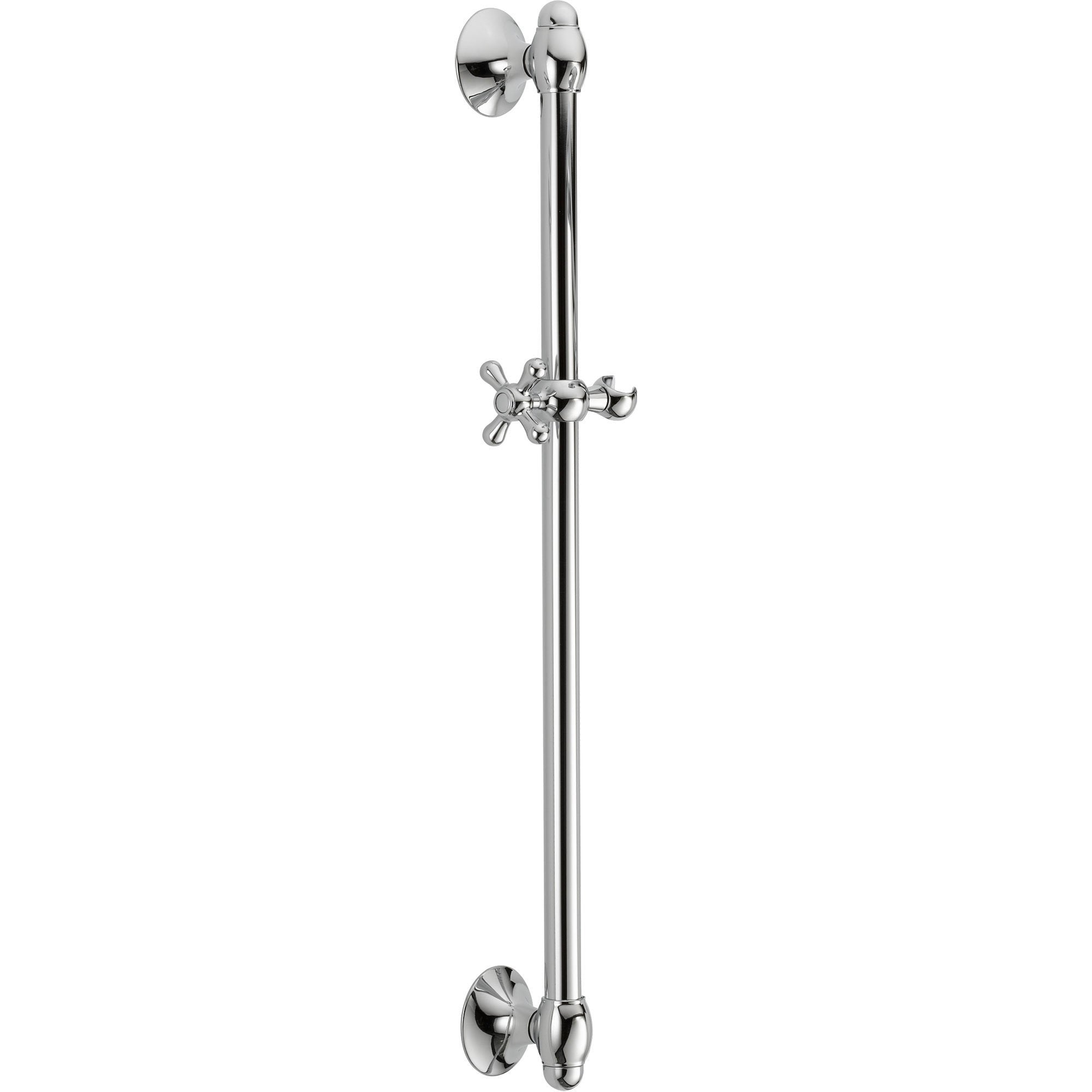 Delta 561067 29-Inch Adjustable Wall Mount Slide Bar for Hand Shower in Chrome - Perfect for Bathroom Renovation & Spa-Like Shower Experience