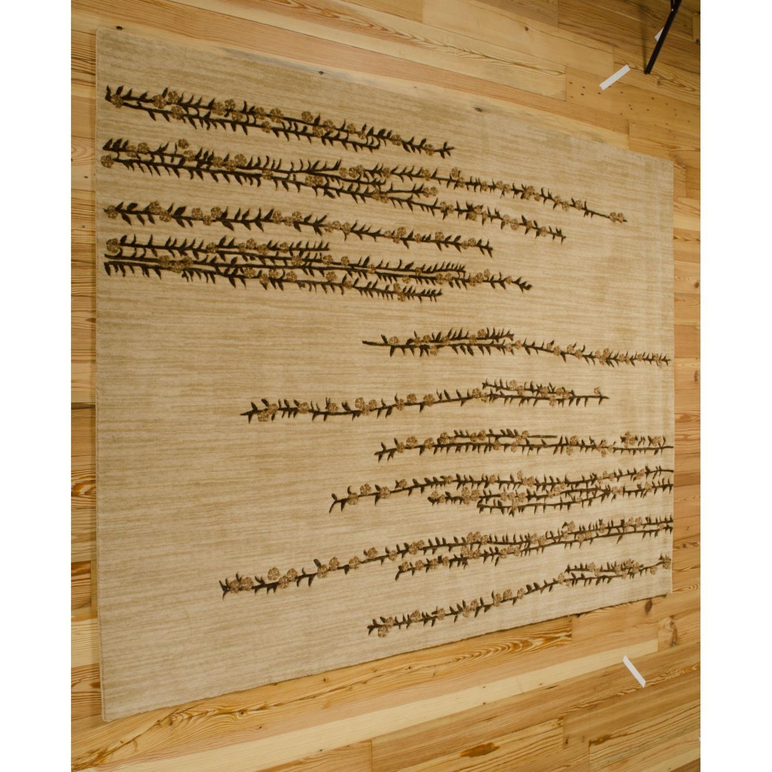 Nourison Radiant Impression Floral Beige 2' x 3' Area Rug - Easy to Clean, Non-Shedding, Soft & Durable - Perfect for Bedroom, Living Room, Dining Room & Kitchen Decor (2x3)