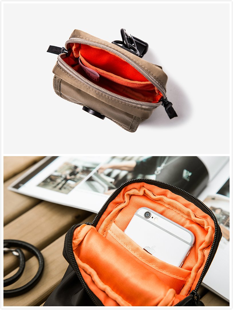 Jeelow Mini Cell Phone Crossbody Bag - Small Lightweight Waist Pack for Men & Women - Outdoor Travel Pouch for Hiking, Running & Daily Use