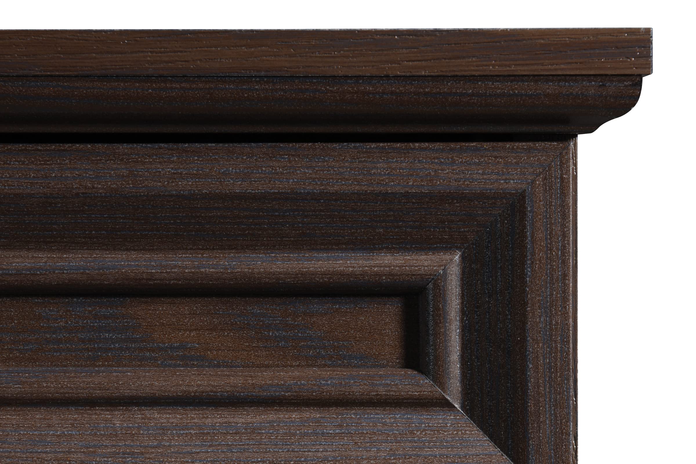 OSP Jefferson Writing Desk with Lockdowel Fastening System - Espresso Finish Home Office Desk for Study, Work & Remote Learning