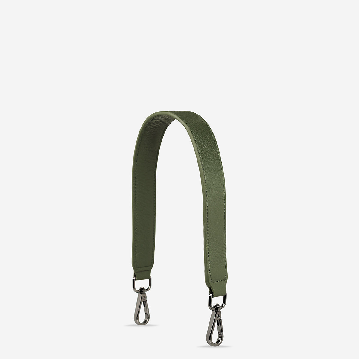 Genuine Leather Short Strap - Khaki Color | Adjustable & Durable | Perfect for Watches, Handbags & DIY Craft Projects