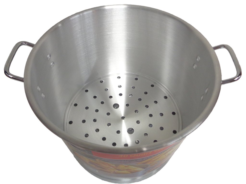 Premium 24 Qt Aluminum Tamale Steamer Pot - 6 Gallon Vaporera Stock Pot for Authentic Mexican Cooking | Perfect for Tamales, Seafood Boils & Large Batch Meal Prep