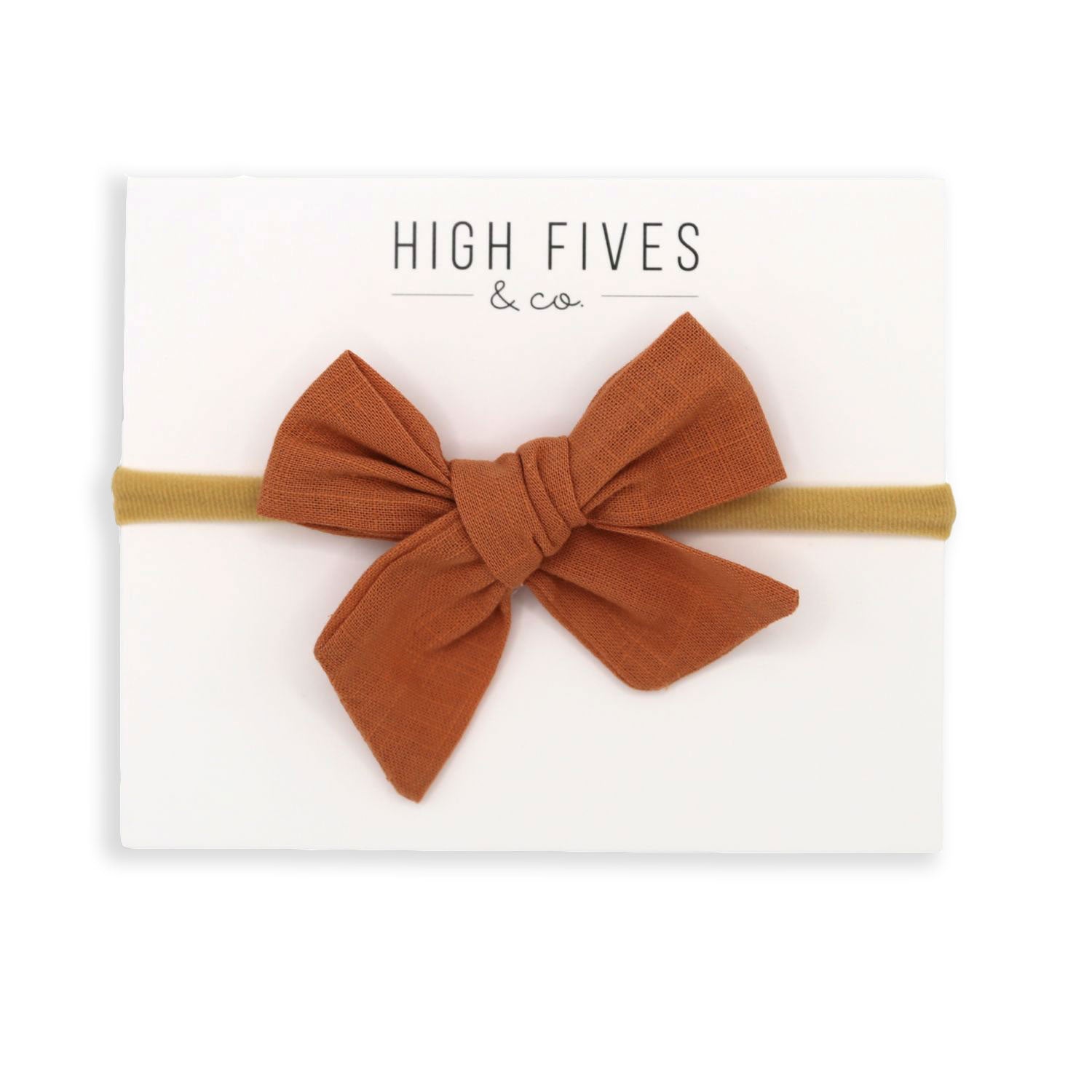 Linen Bow Nylon Headband for Women - Soft Stretch Hair Accessories for Workout, Yoga, and Everyday Style