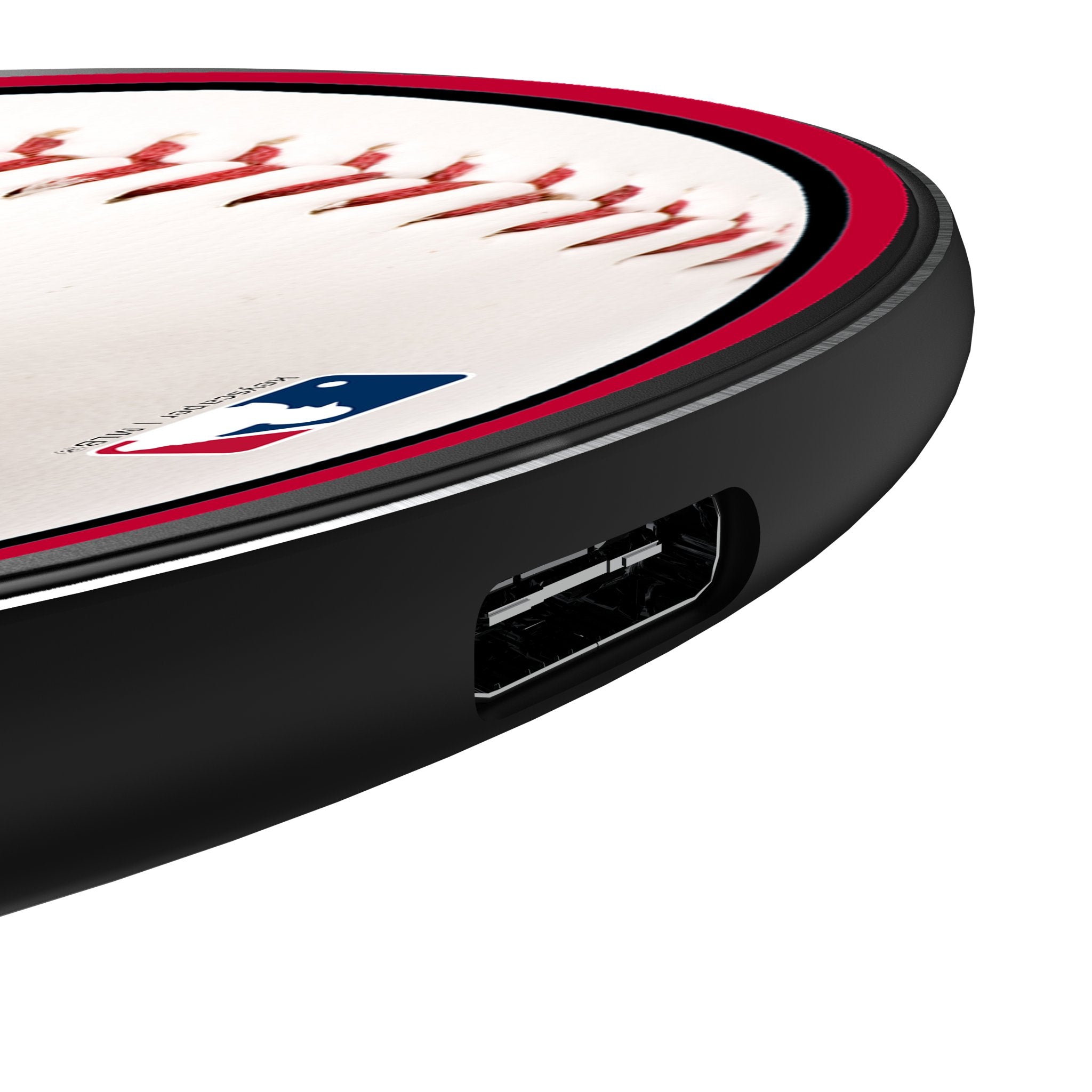 Atlanta Braves MLB 15W Fast Wireless Charger - Compatible with iPhone & Android Phones - Perfect for Home, Office & Car Use