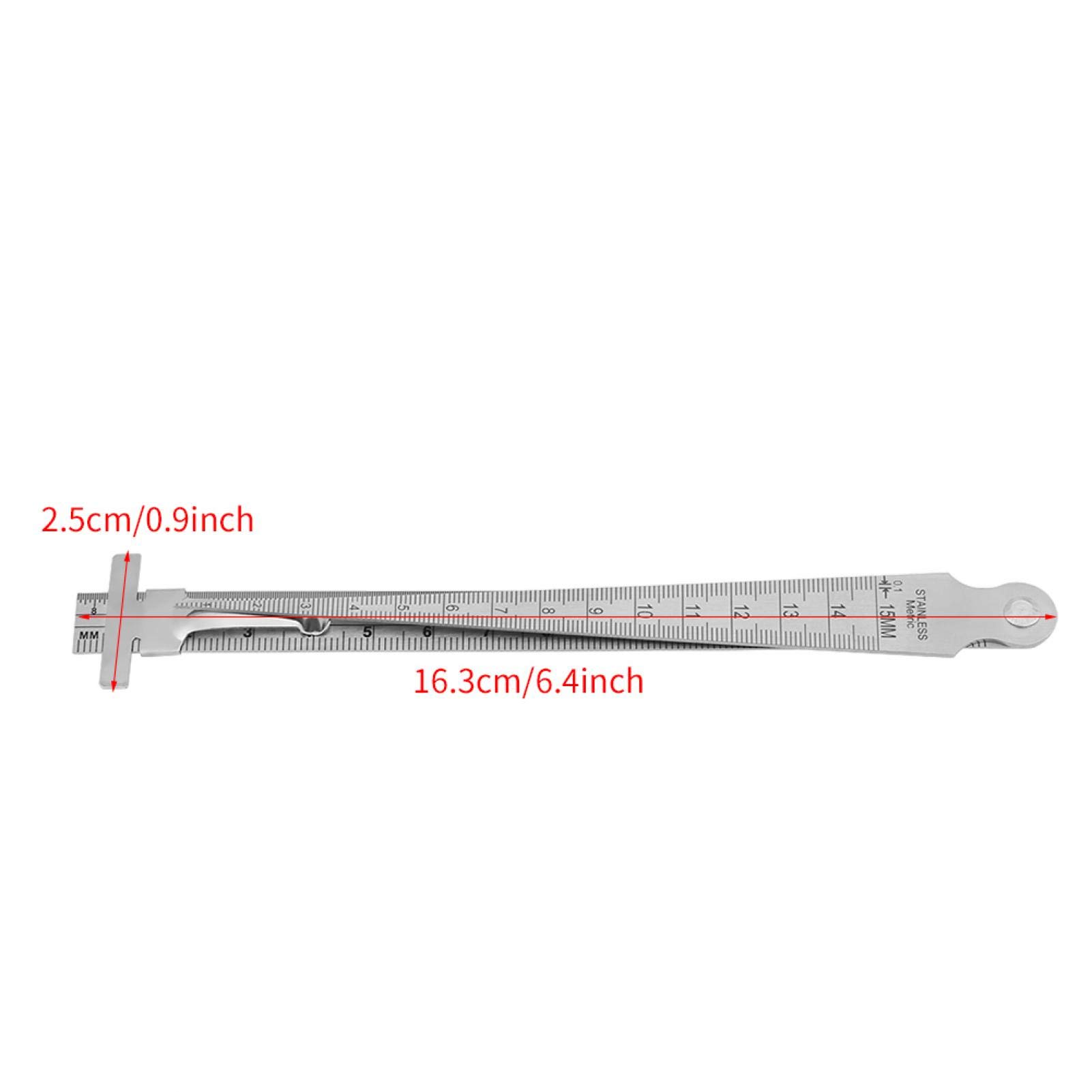 Gap Gage - Precision Stainless Steel Depth Gauge Tool (0-6