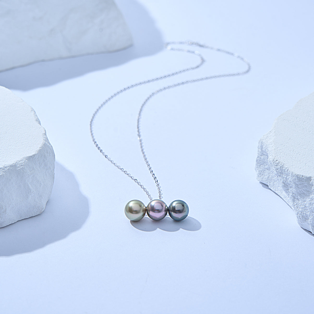 18K Solid Gold Saltwater Tahitian Pearl Necklace for Women - Elegant Luxury Jewelry Gift for Wedding, Anniversary & Special Occasions