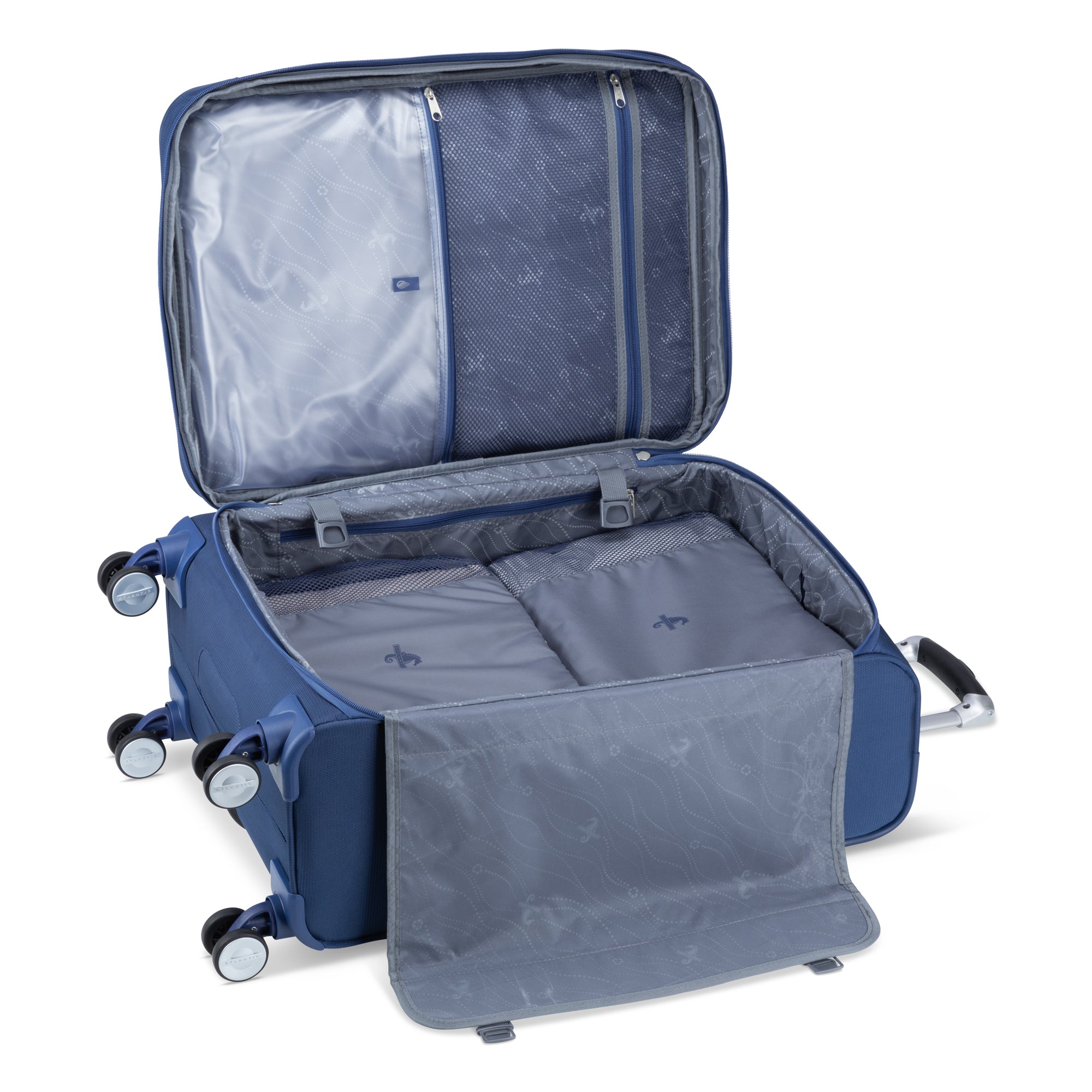 Atlantic Sailbound 3-Piece Luggage Set - Lightweight Spinner Suitcase with TSA Lock for Travel, Vacation & Business Trips (Carry-On, Medium & Large)
