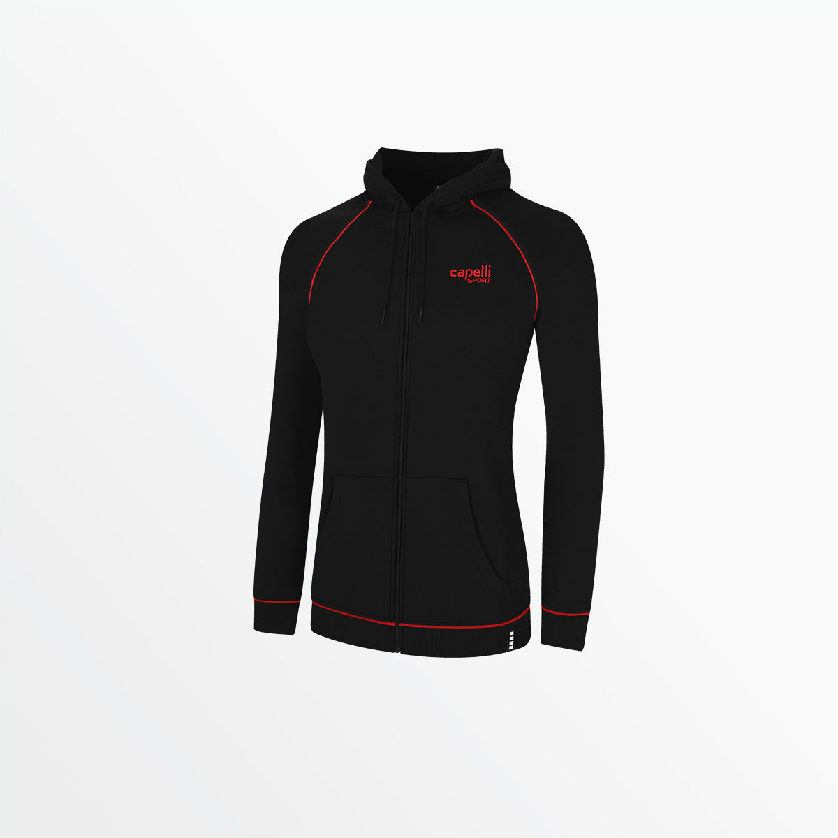 Women's Empire Zip Hoodie with Piping - Stylish & Comfortable Fleece Jacket for Casual Wear, Gym, and Outdoor Activities