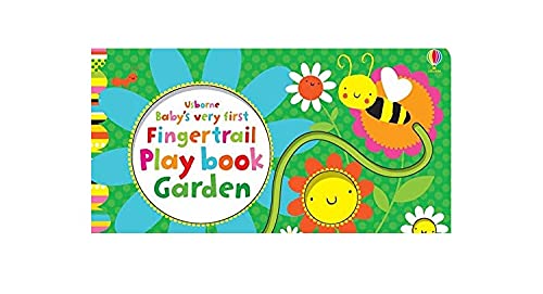 Baby's First Fingertrail Play Book - Garden Themed Sensory Board Book for Toddlers | Early Learning & Interactive Play | Perfect for Bedtime, Travel & Montessori Activities