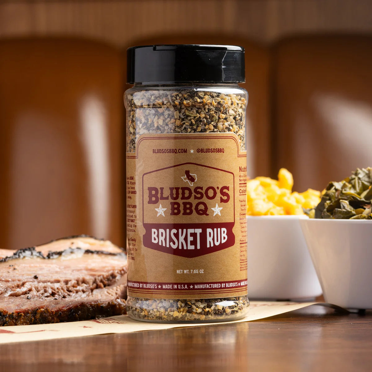Premium Bludso's Brisket Rub - Authentic Texas BBQ Seasoning for Smoked Beef, Ribs & Pulled Pork | Perfect for Grilling, Smoking & Outdoor Cooking