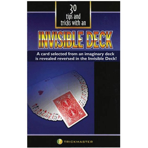 Invisible Deck Book - 30 Magic Tricks for Beginners & Professionals | Perfect for Card Magic Shows & Practice