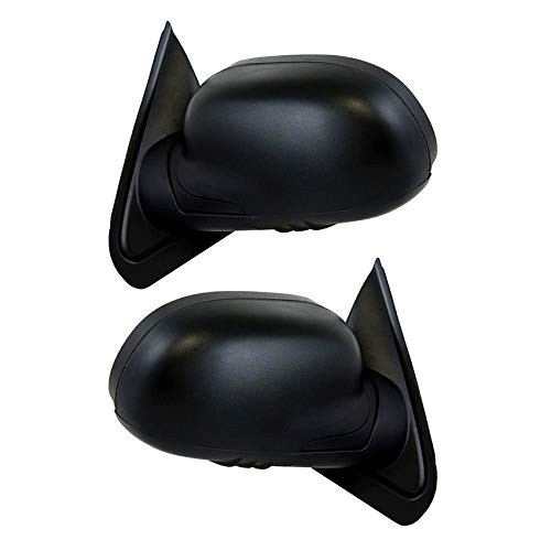 RAREELECTRICAL New Pair of Side Door Mirrors Compatible with 2002-2009 Chevrolet Trailblazer - Replacement Parts 15789783 & 15789782 - Perfect for Car Repair, Auto Body Replacement, and Vehicle Maintenance