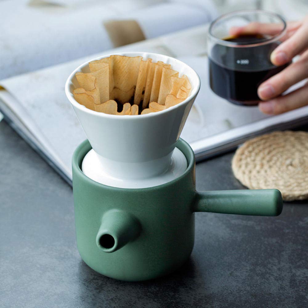 Premium French Press Coffee Maker with Ceramic Filter - Portable Hand Press Coffee Pot for Home, Office & Travel - Perfect for Espresso, Cold Brew & Tea Making
