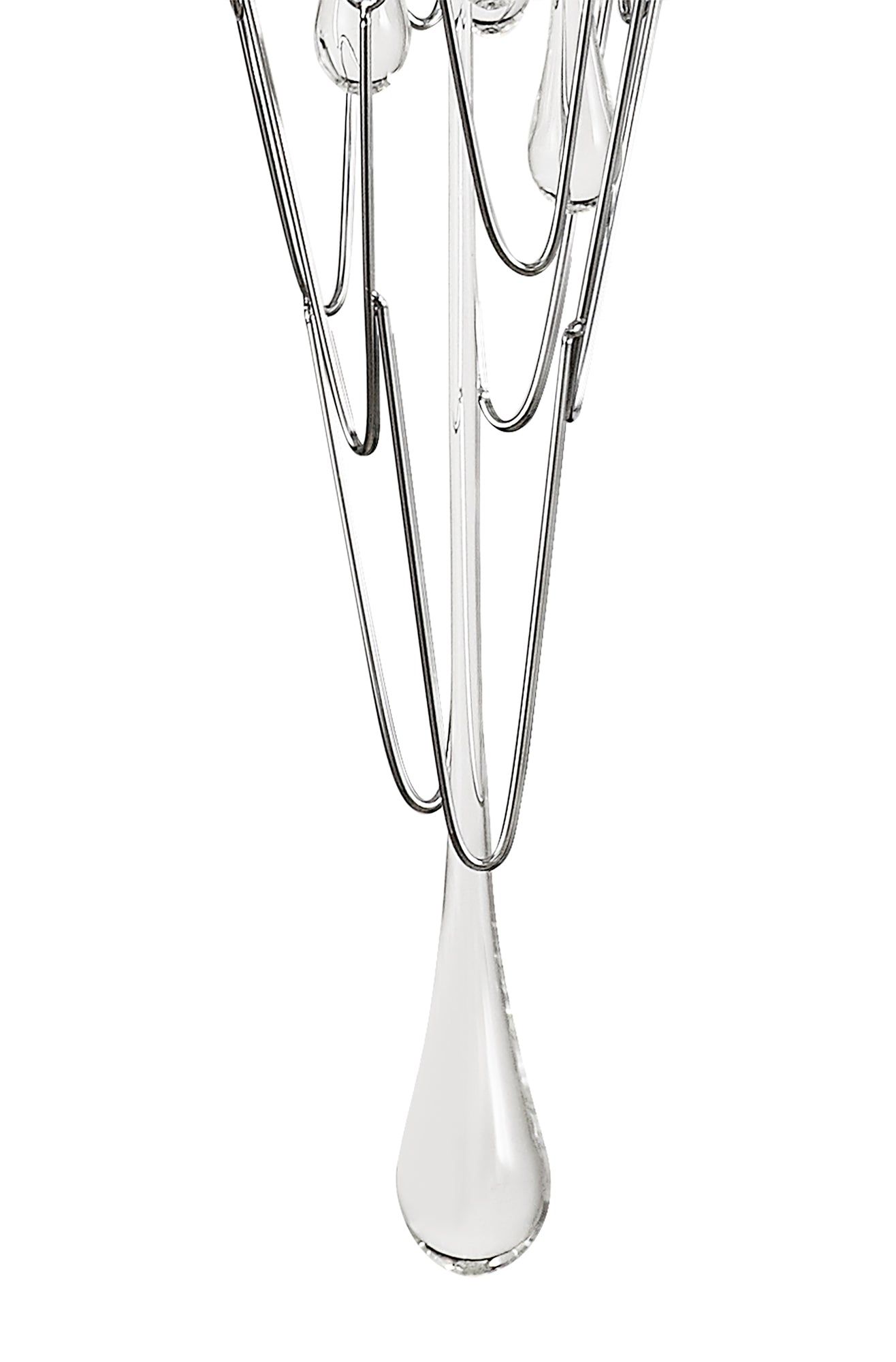 Polished Chrome Accent Pendant Light with GU10 Socket - Perfect for Kitchen Island, Dining Room, and Bedroom Lighting