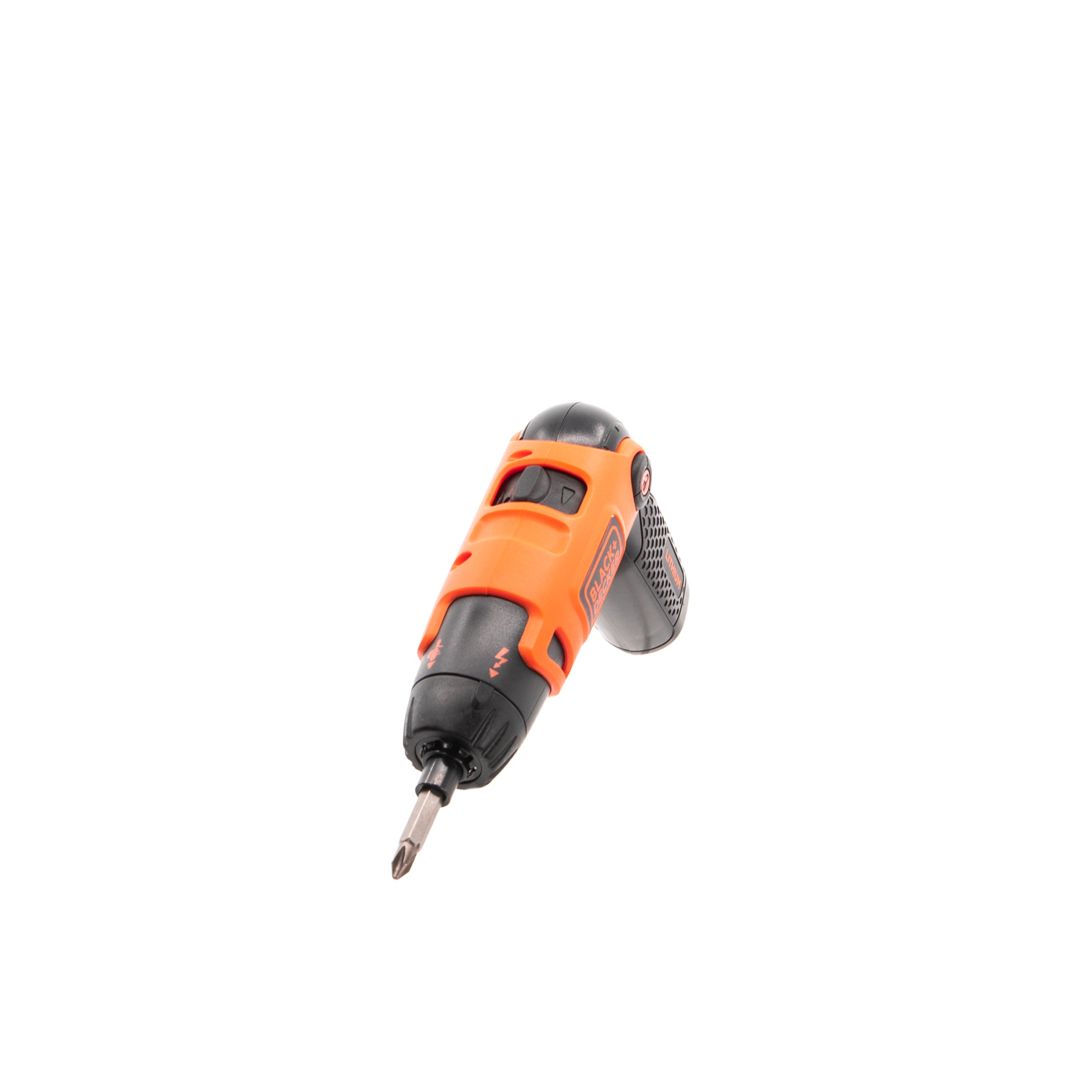 Cordless Screwdriver with Pivoting Handle, USB Rechargeable, Includes 2 Hex Shank Bits - Perfect for DIY Projects, Home Repairs & Furniture Assembly