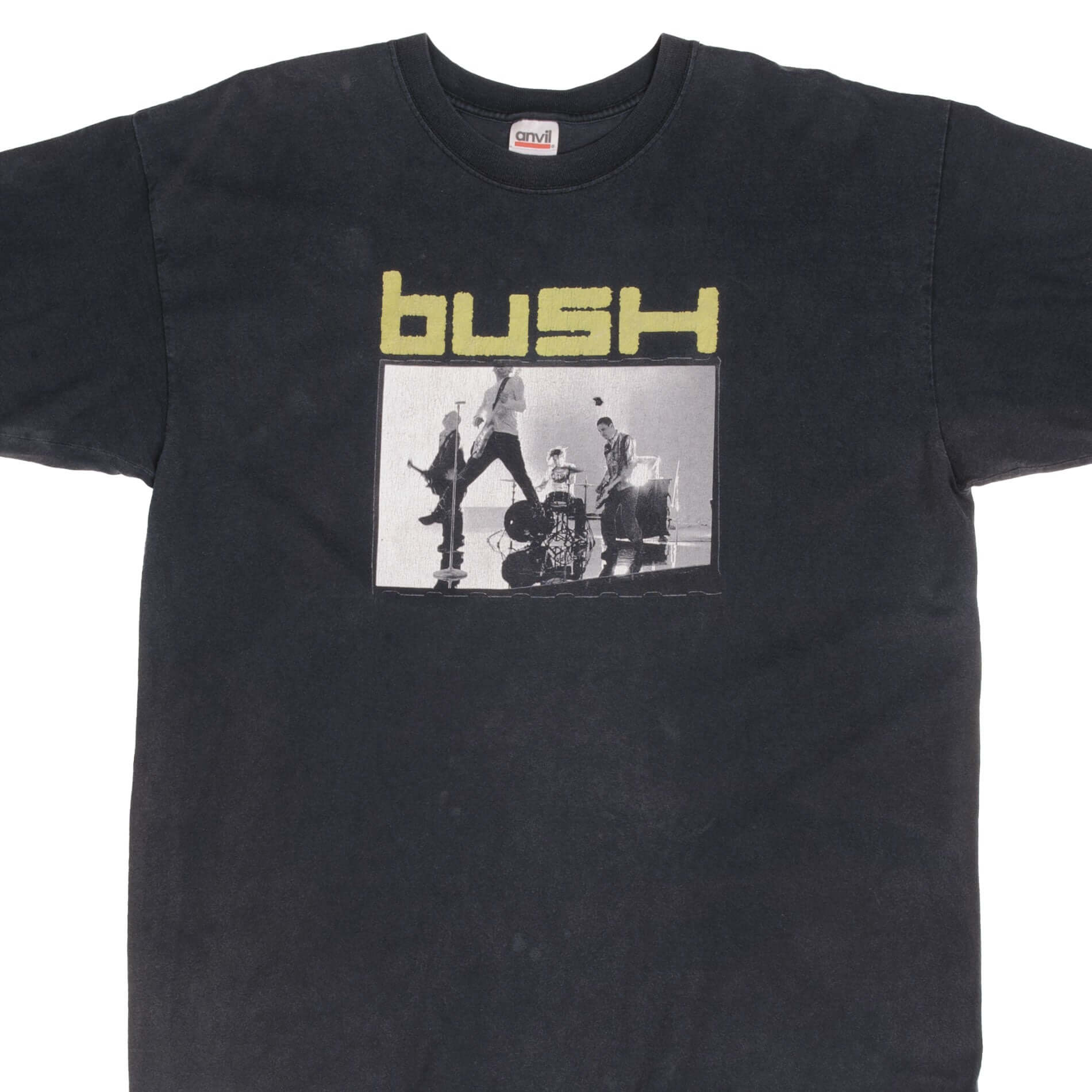 Vintage Bush Golden State Tour 2002 Graphic T-Shirt XL - 100% Cotton Made in USA - Retro Band Tour Tee for Concerts & Casual Wear