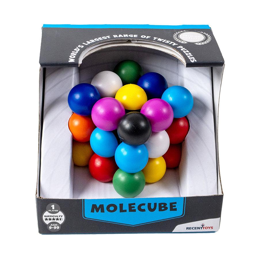 Meffert's Molecule Puzzle Cube - 3D Brain Teaser & STEM Educational Toy for Kids & Adults - Perfect for Stress Relief, Classroom Learning & Family Game Night
