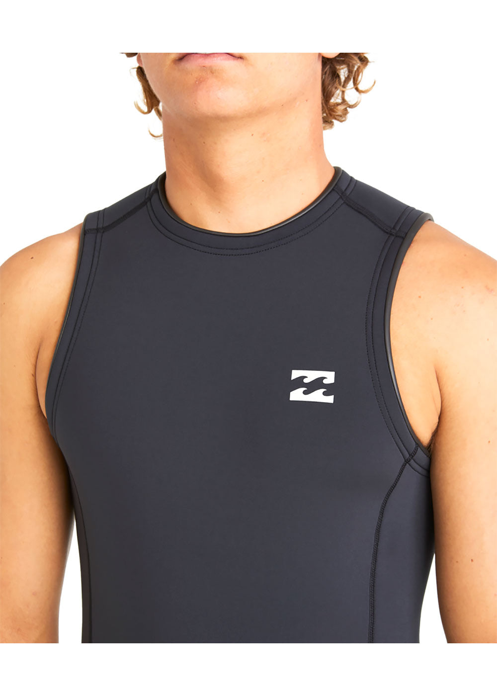 Billabong Men's 2mm Absolute Natural BZ FL Short John Wetsuit for Surfing, Diving & Water Sports - Comfortable Neoprene Wetsuit with UV Protection