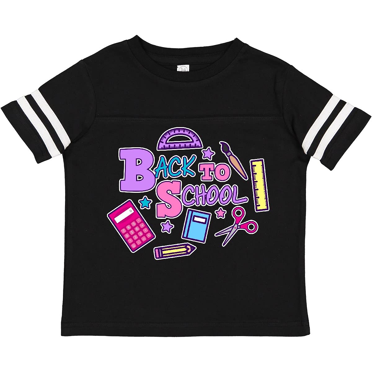 Back to School Toddler T-Shirt - Cute School Supplies Graphic Tee for Kids - Perfect for First Day of School & Classroom Activities