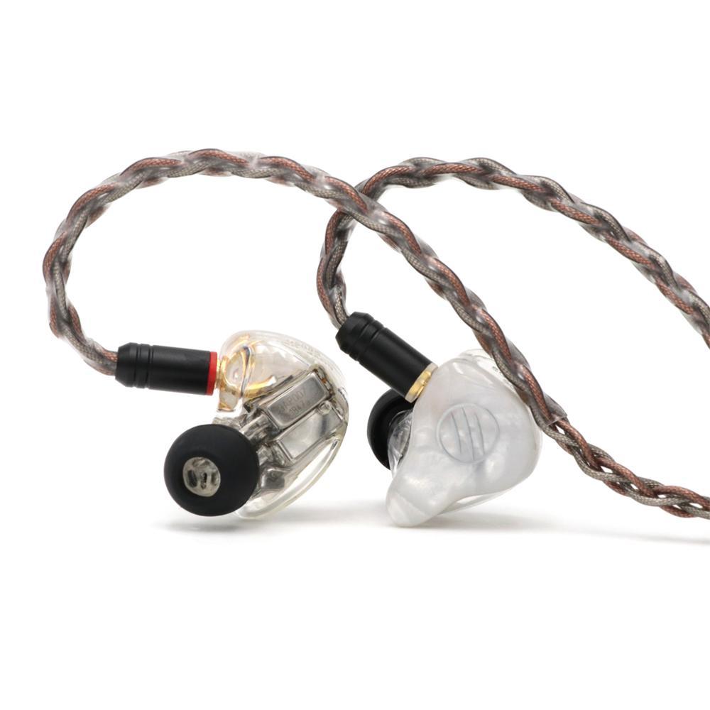 BGVP DM7 6BA IEM In-Ear Monitor Earphones with Knowles & Sonion Balanced Armature Drivers - Professional Audiophile Earbuds for Music, Gaming & Studio Monitoring