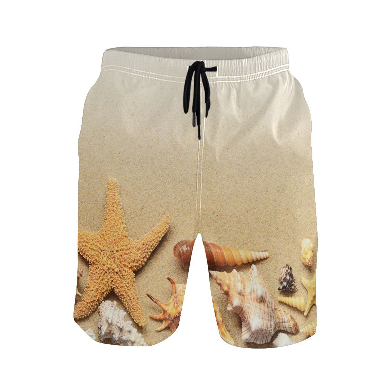 **Men's Quick-Dry Swim Trunks with Pockets - Lightweight Board Shorts for Swimming, Beach, Surfing & Summer Vacation**    *(场景: Perfect for pool parties, beach outings, water sports, and tropical getaways.)*