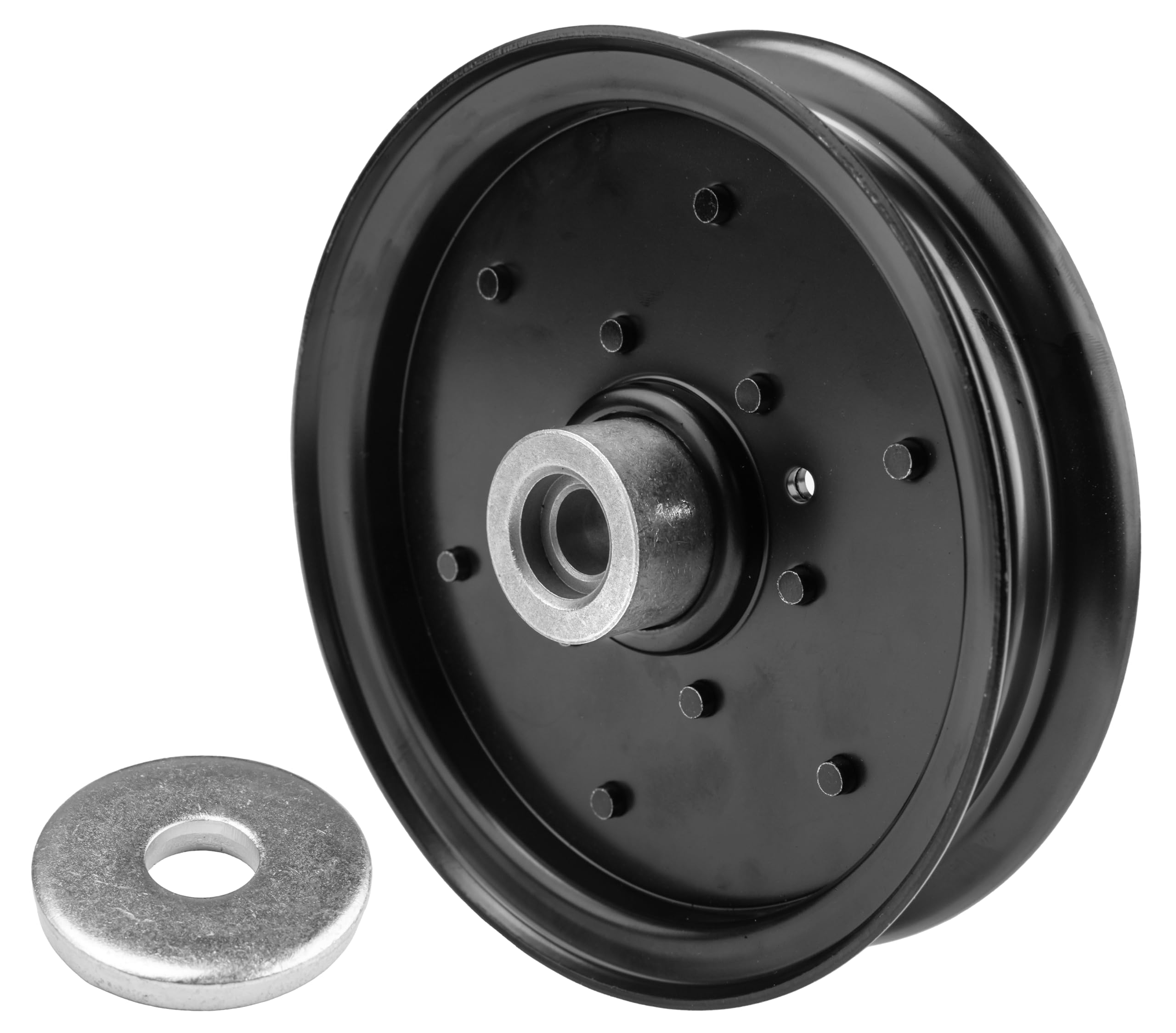 Hustler Raptor & Raptor SD Lawn Mower Idler Pulley 126124 604231 - Replacement Part for Models 937813, 937763, 937755, 938597, 937854, 939207, 938688, 938035, 939181, 938696, 280-811 - Perfect for Smooth Mower Belt Operation & Maintenance