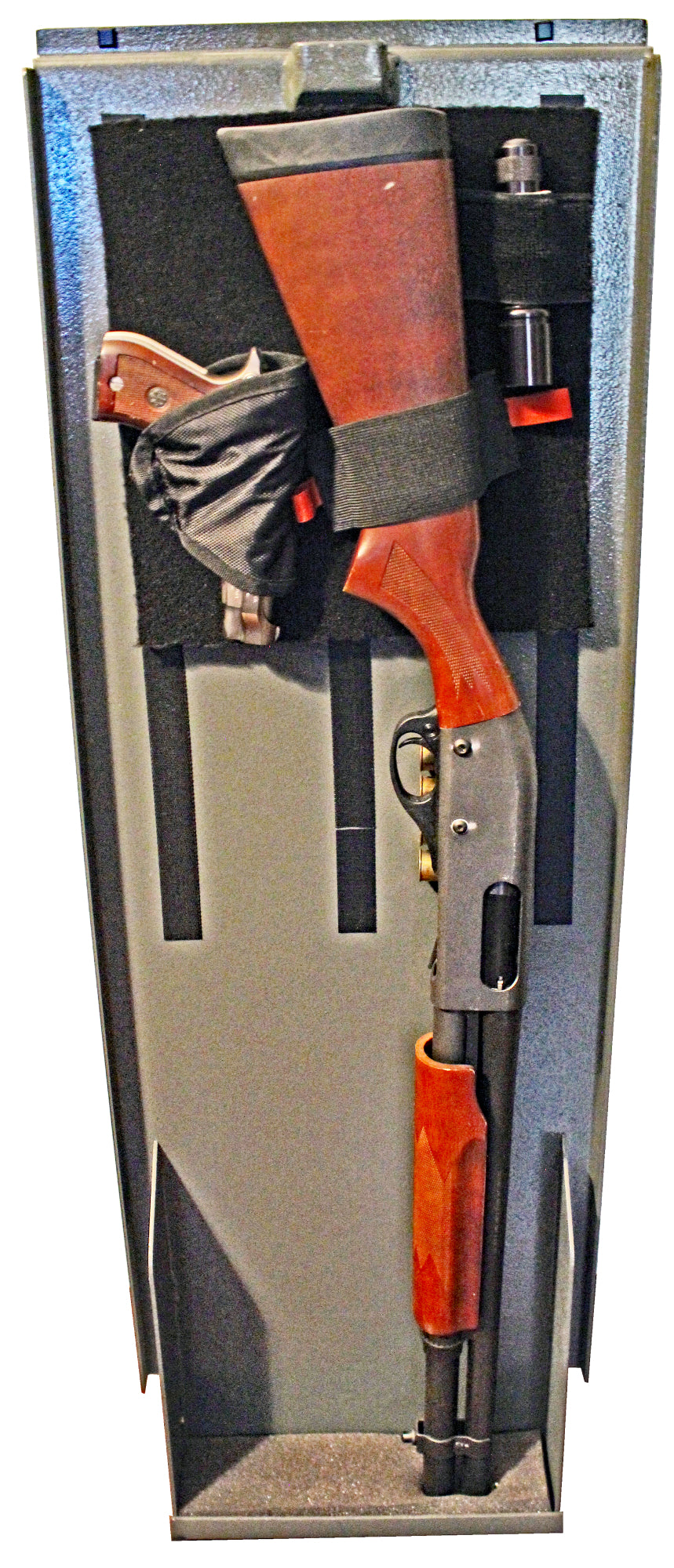 Hayman MMM 5020 Minuteman Magnum Quick Access Gun Safe - Biometric Fingerprint & Keypad Handgun Safe for Home & Car Security - Perfect for Pistol Storage & Emergency Protection