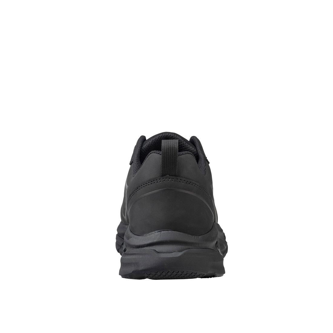 K4 Aluminum Toe Work Shoes for Men - Black Safety Boots with Steel Shank & Slip Resistance - Perfect for Construction, Warehouse & Industrial Work