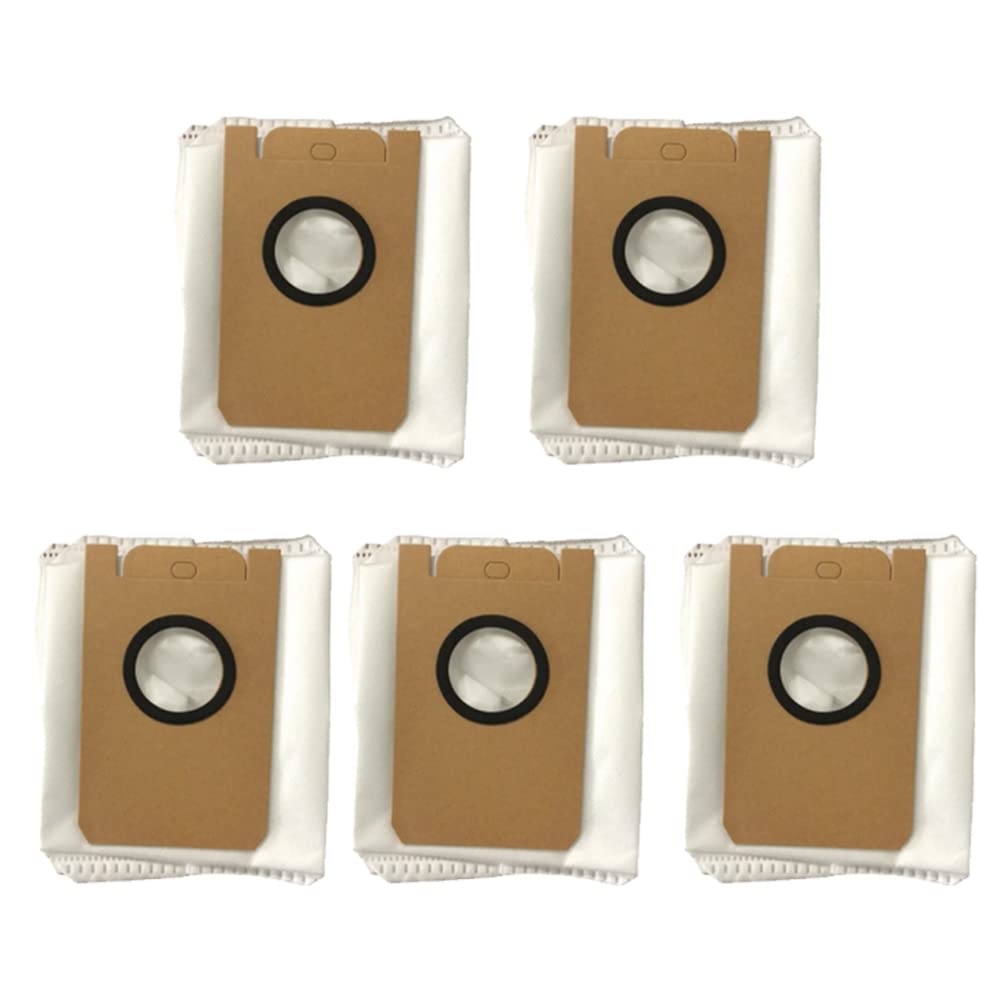5-Pack Replacement Dust Bags for Evarbuild Q11 Robot Vacuum Cleaner - Compatible Dust Collection Bags for Household Cleaning & Maintenance - Perfect for Pet Hair, Dust & Debris Pickup