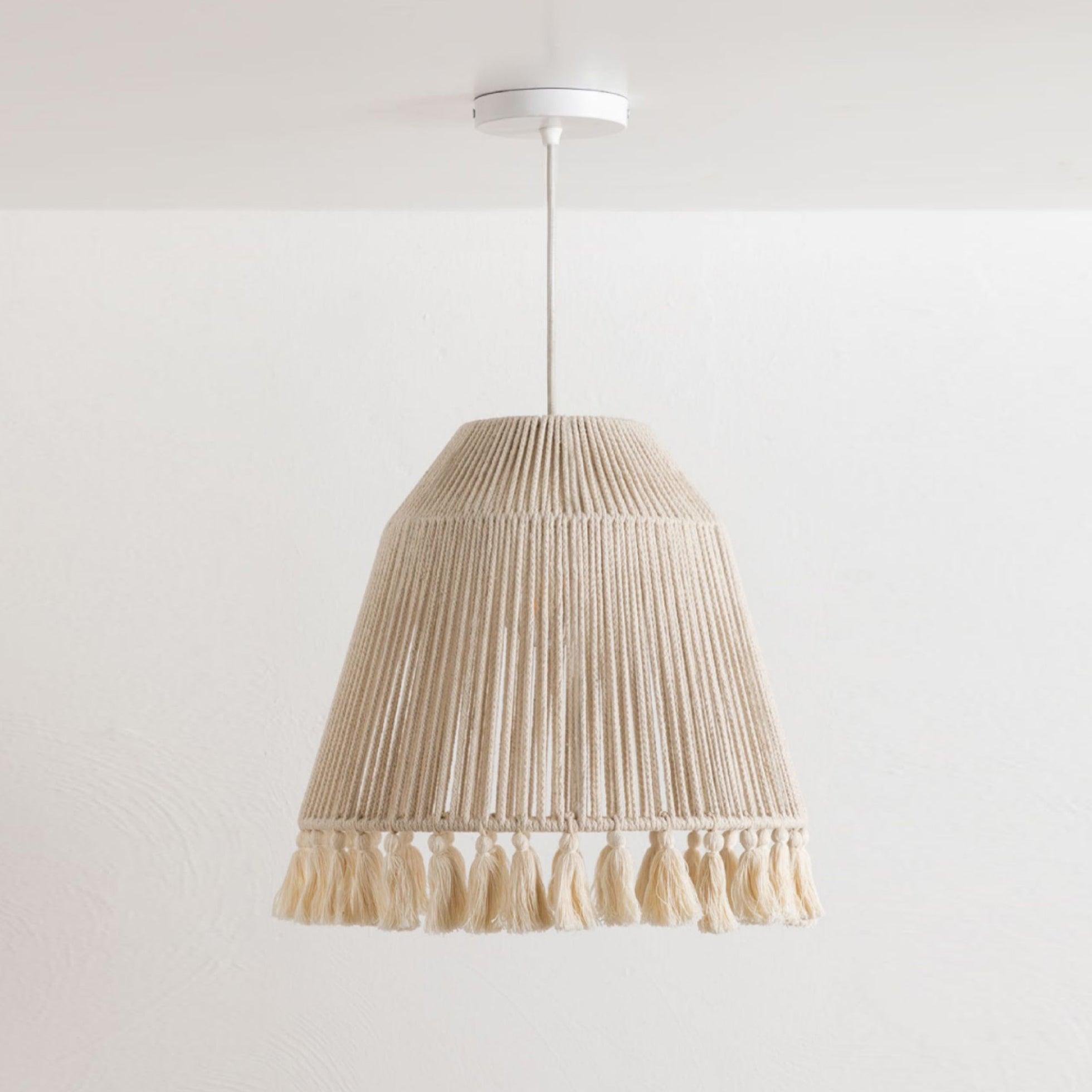 Stylish Chase Tassel Pendant Light Fixture - Modern Hanging Chandelier for Dining Room, Kitchen Island & Bedroom Decor