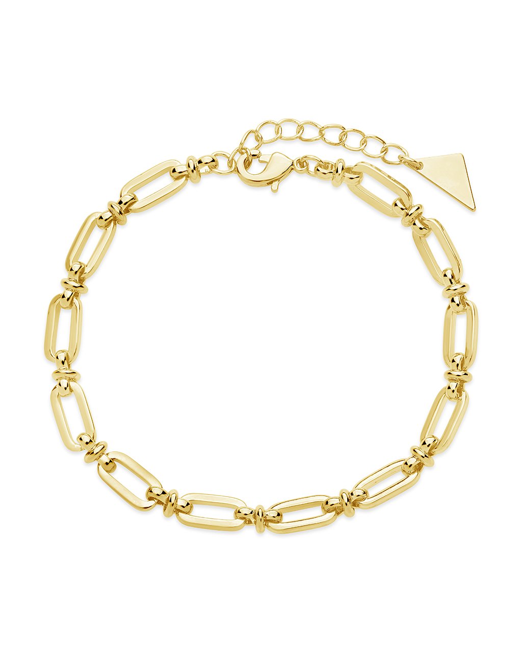 Stylish Oval Link Chain Bracelet for Women - Trendy Gold & Silver Jewelry Gift for Her - Perfect for Casual Wear, Parties & Special Occasions