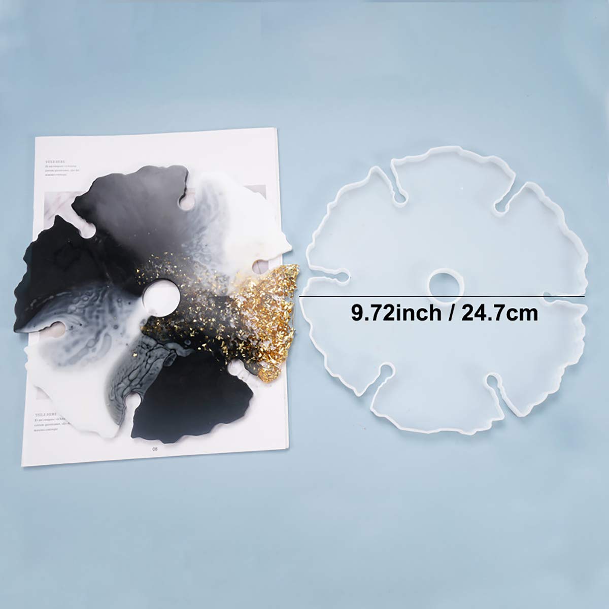 Premium DIY Resin Silicone Molds for Wine Rack & Glasses Holder - Craft Your Own Unique Resin Casting Wine Organizer - Perfect for Home Bar Decor, Wedding Gifts & DIY Craft Projects