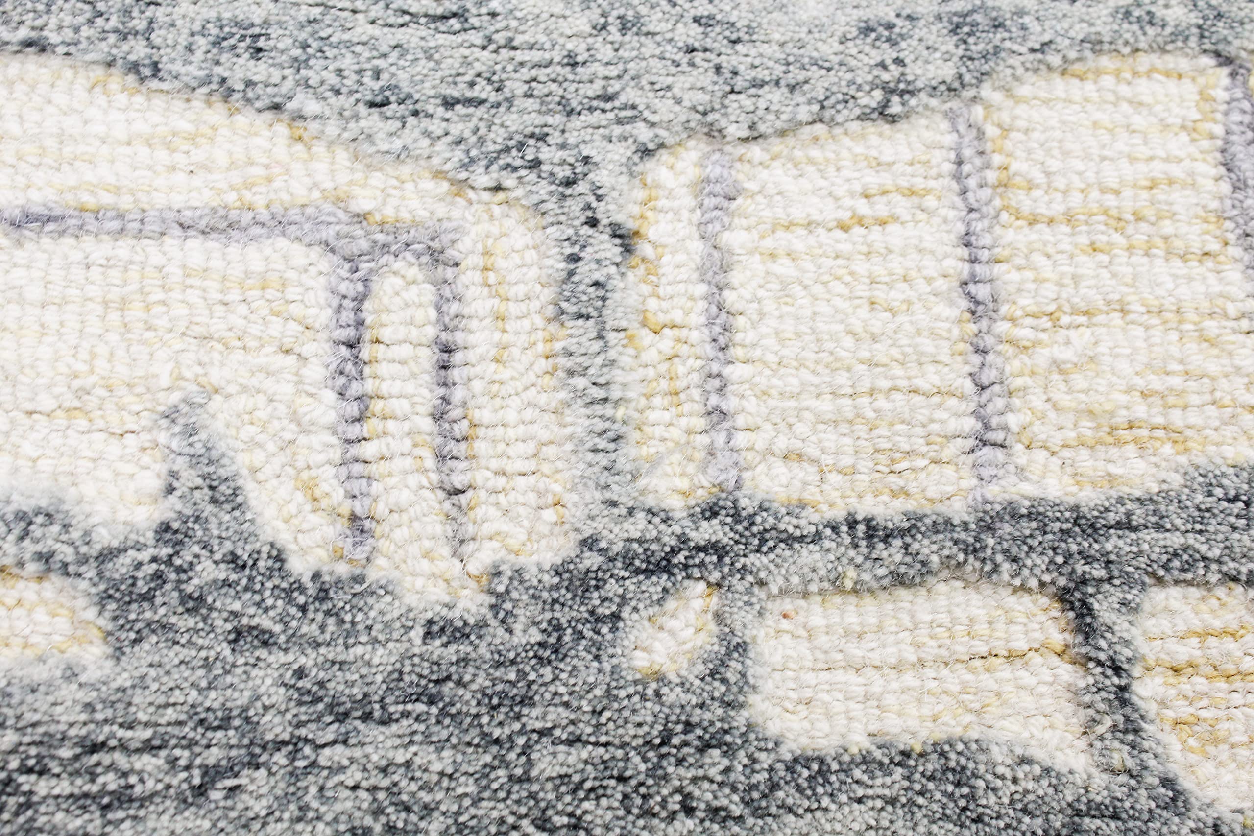 Luxury Hand Tufted Wool Area Rug - Bashian Collection - 3.6’ x 5.6’ Ivory - Perfect for Living Room, Bedroom, Entryway & Home Decor - Soft & Durable Runner Rug for Cozy Interior Design