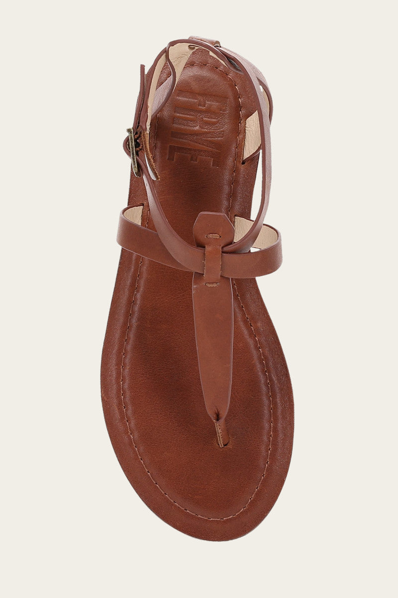 Taylor Sandals for Women - Comfortable Cinnamon Brown Leather Strappy Sandals | Perfect for Summer, Beach, and Casual Outings