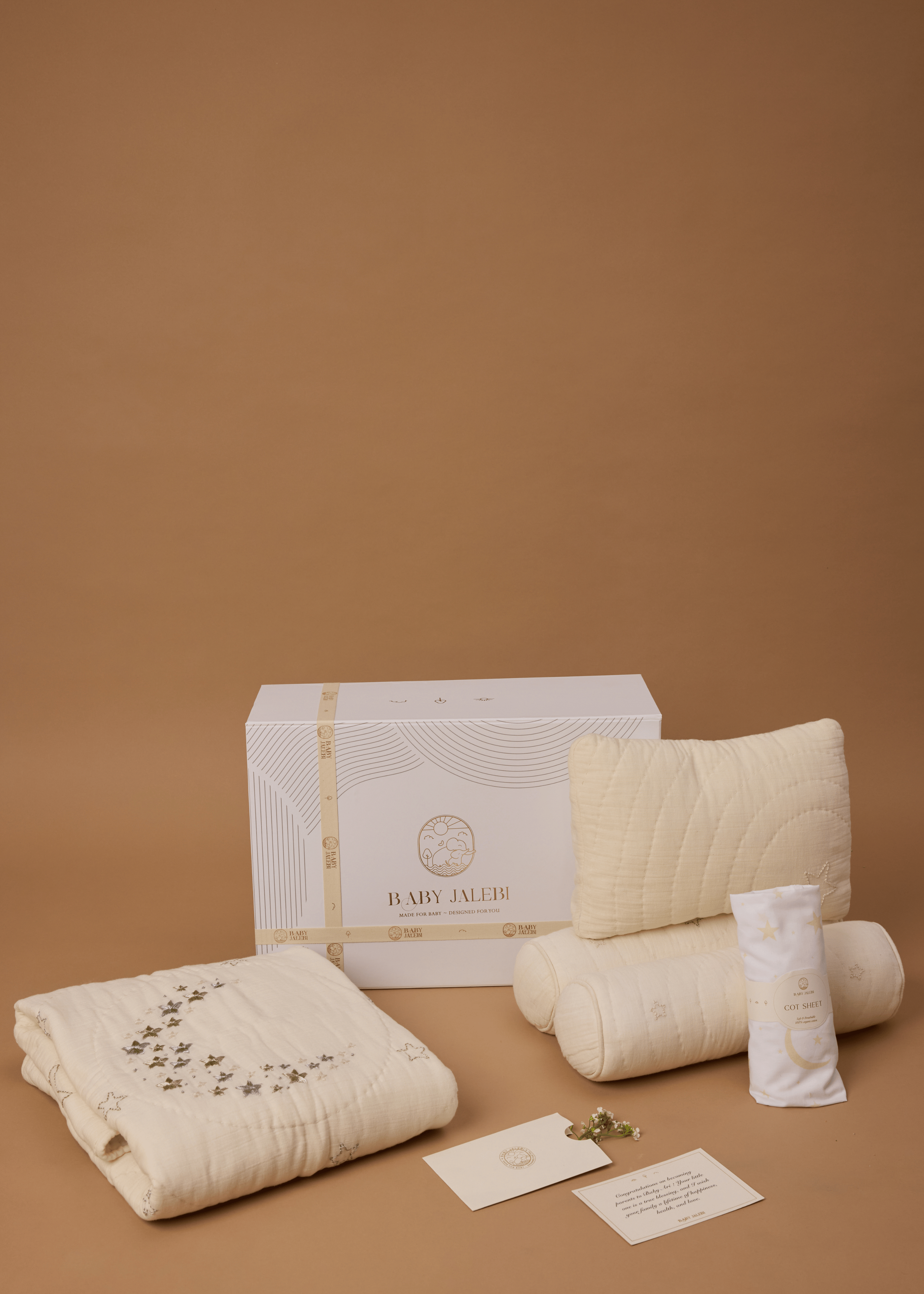 Luna Baby Cot Bedding Set - Soft & Breathable Crib Sheets for Newborns & Toddlers - Perfect for Nursery, Daycare & Travel Use
